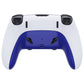 Replacement Top Bottom Decorative Trim Shell Compatible with PS5 Edge Controller - Blue eXtremeRate