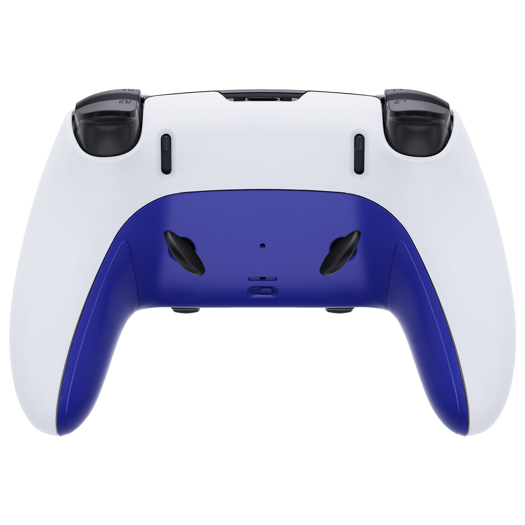 Replacement Top Bottom Decorative Trim Shell Compatible with PS5 Edge Controller - Blue eXtremeRate