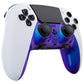 Replacement Top Bottom Decorative Trim Shell Compatible with PS5 Edge Controller - Chameleon Purple Blue eXtremeRate