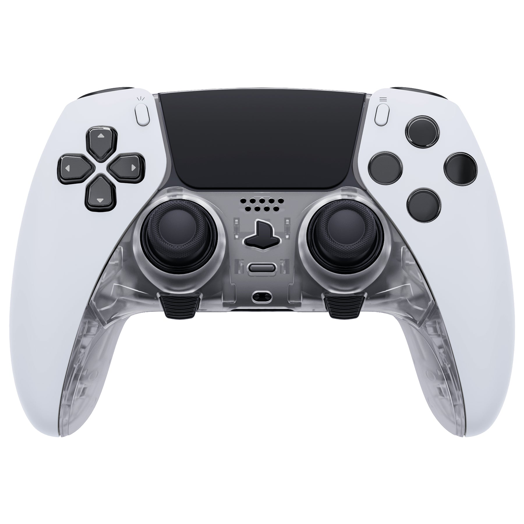 eXtremeRate Clear Decorative Trim Shell Compatible with ps5 Controller, DIY  Replacement Clip Shell, Custom Plates Cover Compatible with ps5 Controller  with Accent Rings price in UAE,  UAE