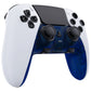 Replacement Top Bottom Decorative Trim Shell Compatible with PS5 Edge Controller - Clear Blue eXtremeRate