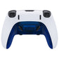 Replacement Top Bottom Decorative Trim Shell Compatible with PS5 Edge Controller - Clear Blue eXtremeRate