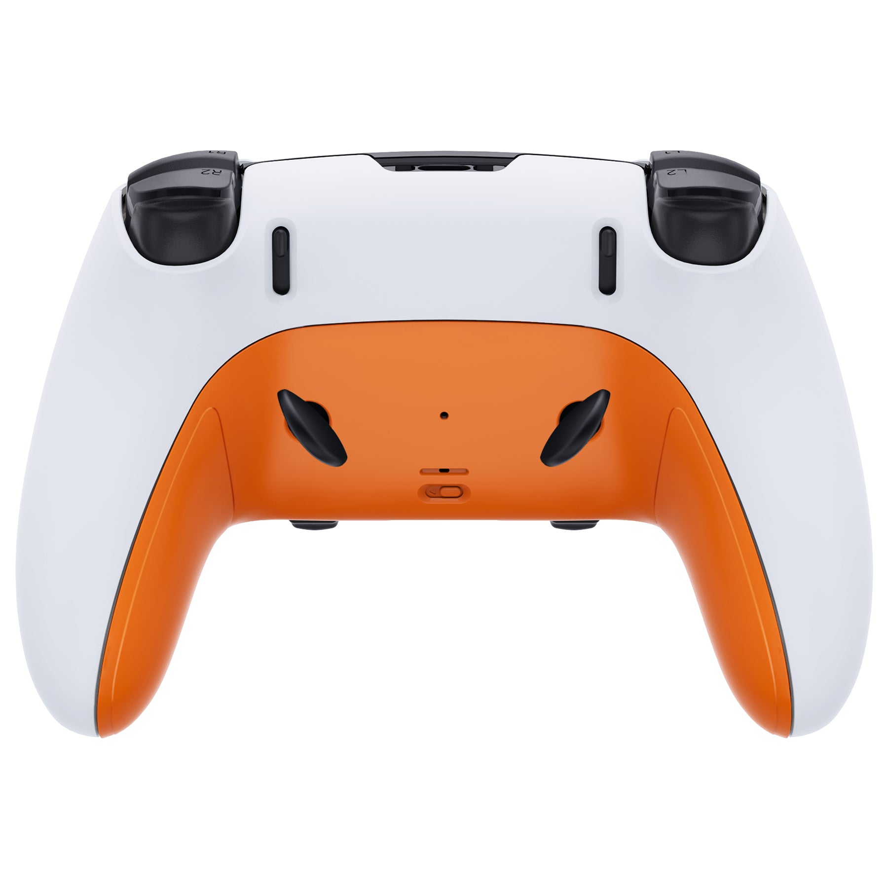 Replacement Top Bottom Decorative Trim Shell Compatible with PS5 Edge Controller - Orange eXtremeRate