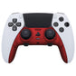 Replacement Top Bottom Decorative Trim Shell Compatible with PS5 Edge Controller - Scarlet Red eXtremeRate