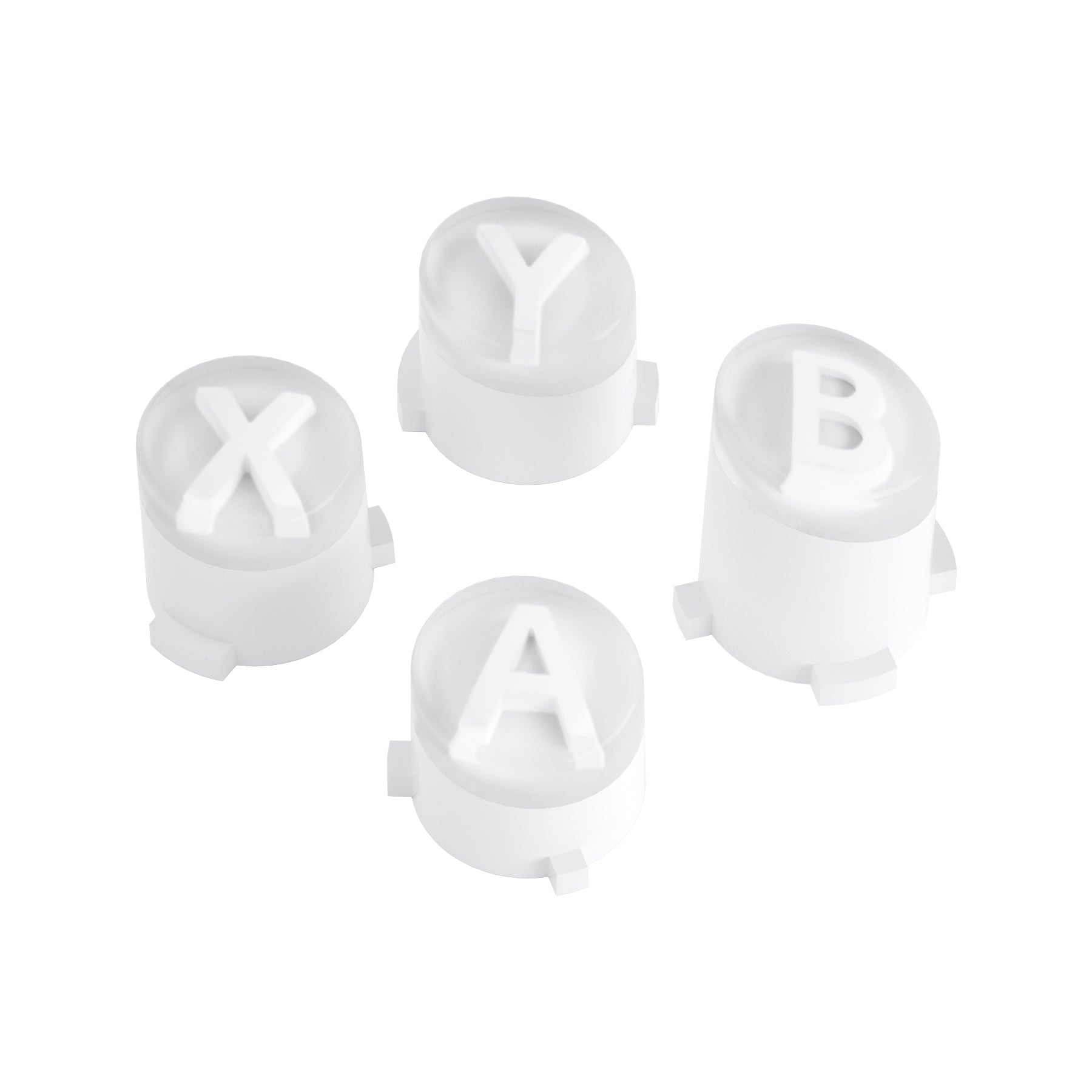 eXtremeRate Replacement Custom ABXY Action Buttons for Xbox Series X & S  Controller, Two-Tone Robot White & Clear Classic Symbols ABXY Keys for Xbox  One S/X Elite V1/V2 Controller – eXtremeRate Retail