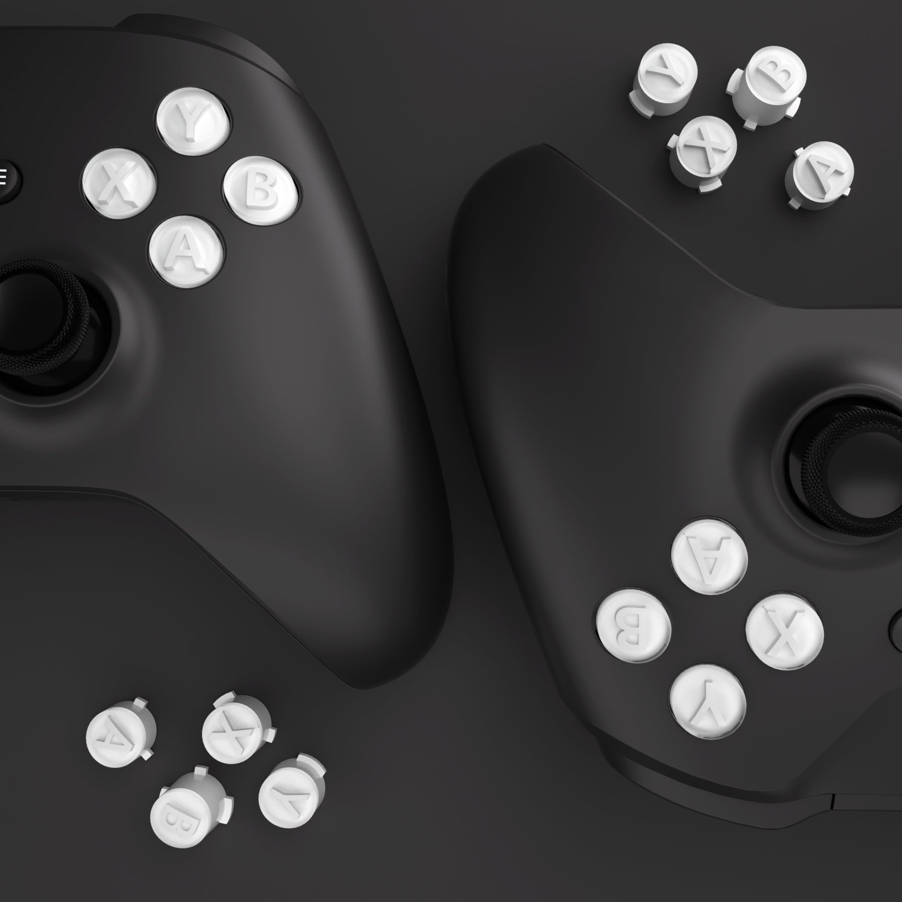 White see through sale xbox one controller