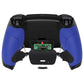 eXtremeRate Retail Rubberized Blue Grip Remappable RISE Remap Kit for PS5 Controller BDM-030, Upgrade Board & Redesigned Black Back Shell & Back Buttons for PS5 Controller - Controller NOT Included - XPFU6003G3