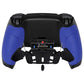 eXtremeRate Retail Blue Rubberized Grip Remappablee RISE4 Remap Kit for PS5 Controller BDM-030, Upgrade Board & Redesigned Back Shell & 4 Black Back Buttons for PS5 Controller - Controller NOT Included - YPFU6003G3