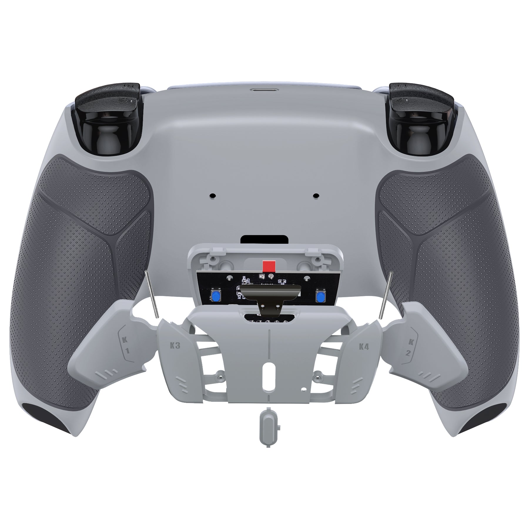 eXtremeRate Remappable RISE 4.0 Remap Kit for PS5 Controller BDM-030/040 -  Rubberized New Hope Gray & Classic Gray