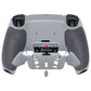 eXtremeRate Retail Rubberized New Hope Gray & Classic Gray Remappable RISE4 Remap Kit for PS5 Controller BDM-030, Upgrade Board & Redesigned Back Shell & 4 White Back Buttons for PS5 Controller - Controller NOT Included - YPFU6012G3