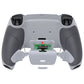 eXtremeRate Retail Rubberized Classic Gray Grip Remappable RISE Remap Kit for PS5 Controller BDM-030, Upgrade Board & Redesigned New Hope Gray Back Shell & Back Buttons for PS5 Controller - Controller NOT Included - XPFU6012G3