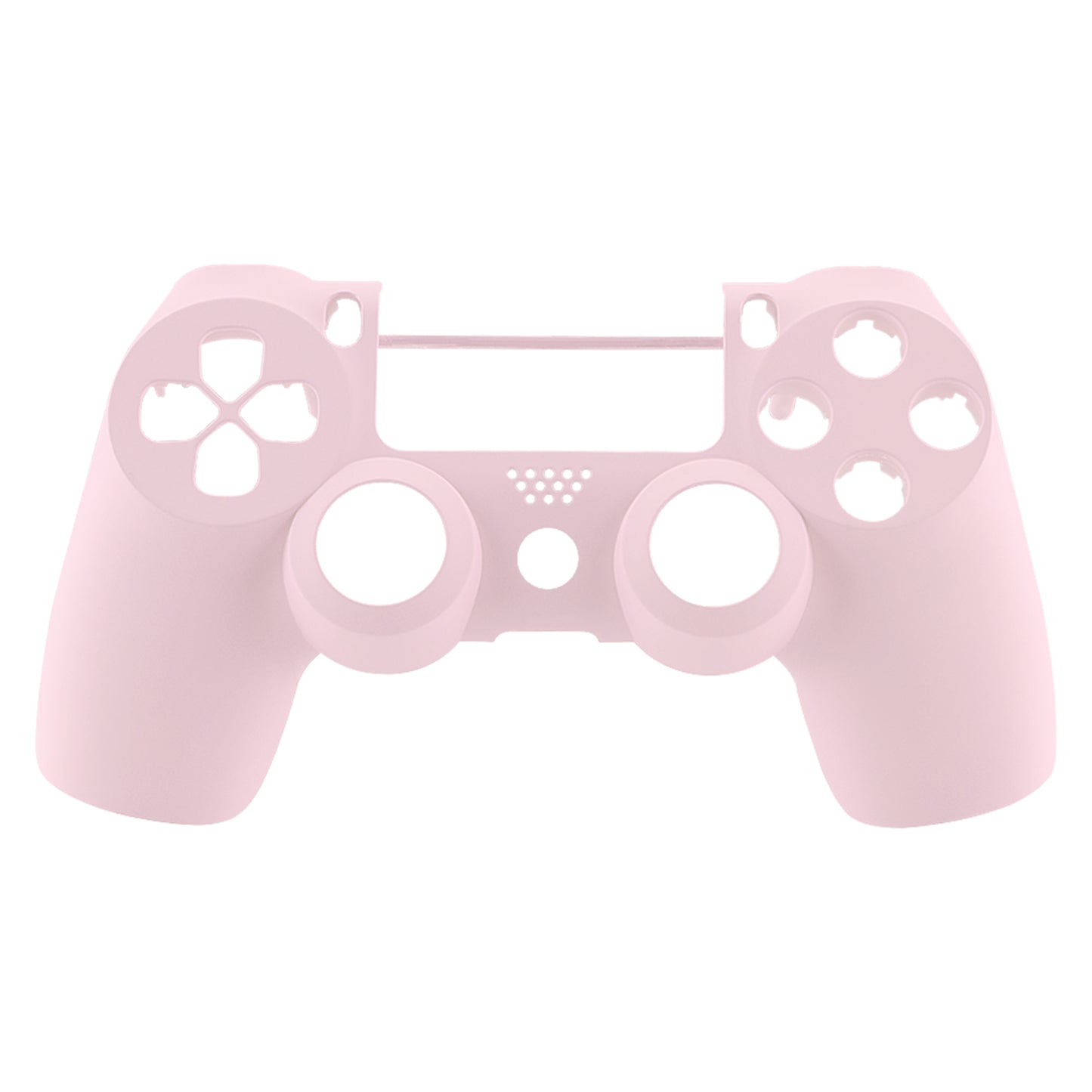 eXtremeRate Replacement Front Housing Shell for PS4 Slim Pro Controller Controller (CUH-ZCT2 JDM-040/050/055) - Cherry Blossoms Pink