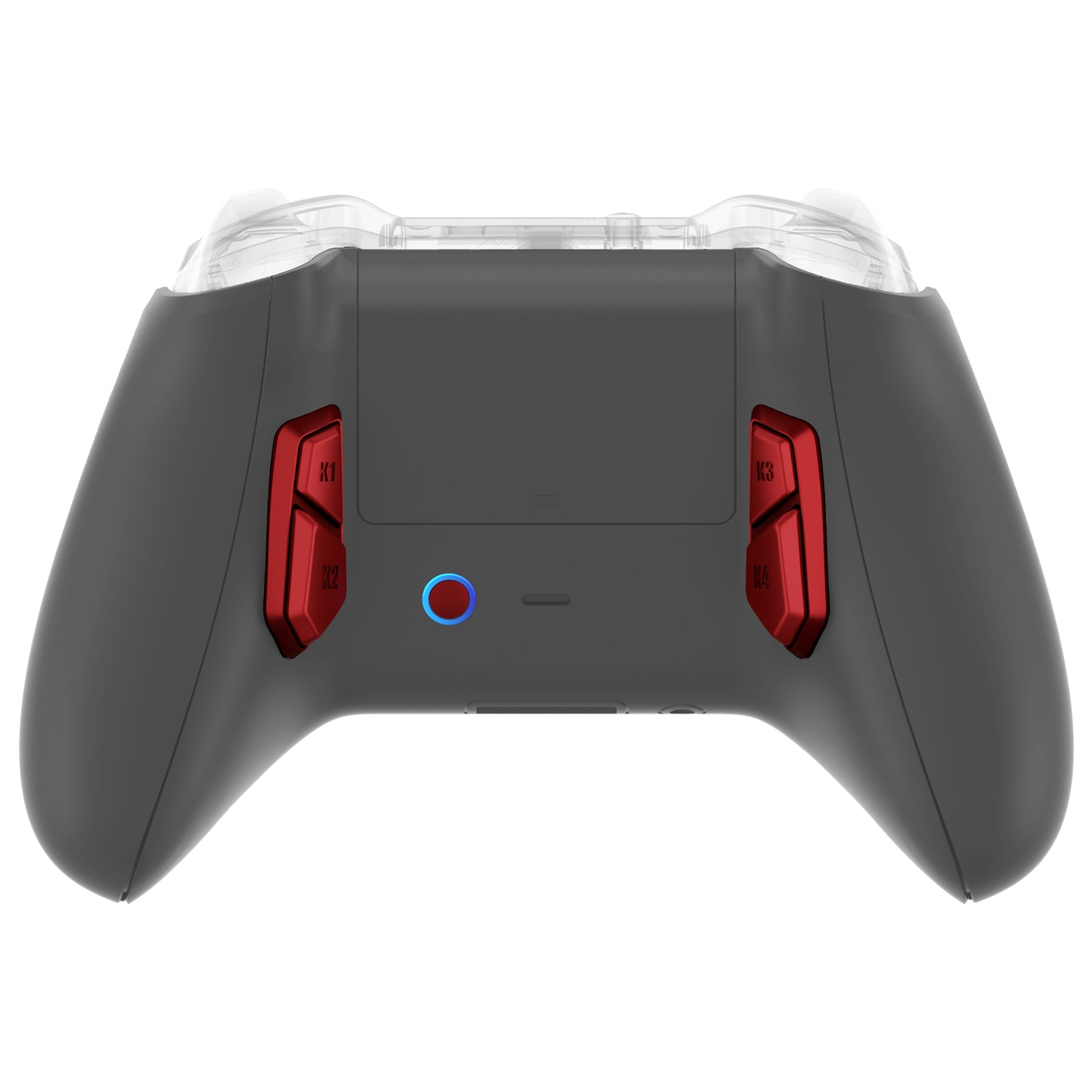 eXtremeRate Retail Redesigned K1 K2 K3 K4 Back Buttons For eXtremerate VICTOR S/X Remap Kit, Compatible With Xbox One S/X & Xbox Series X/S Controller - Scarlet Red