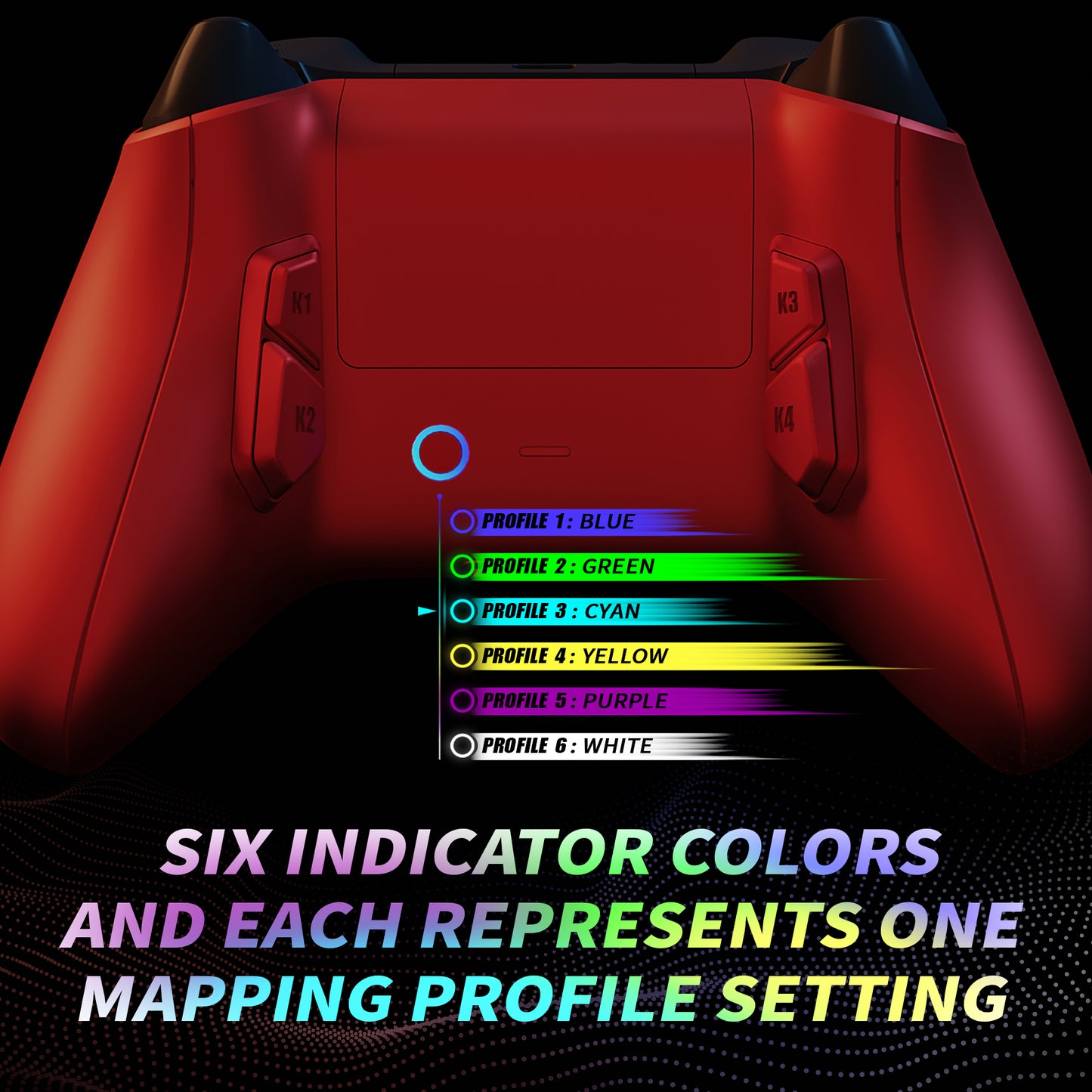 eXtremeRate Retail VICTOR X Remap Kit for Xbox Series X/S Controller - Scarlet Red
