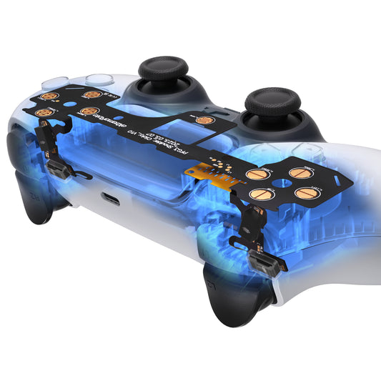 PS5 Controller LED Mod Chrome Blue PS5 Custom Wireless Controller Backlit  Buttons RGB