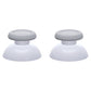 eXtremeRate Retail Solid White & New Hope Gray Dual-Color Replacement Thumbsticks for PS5 Controller, Custom Analog Stick Joystick Compatible with PS5, for PS4 All Model Controller - JPF639