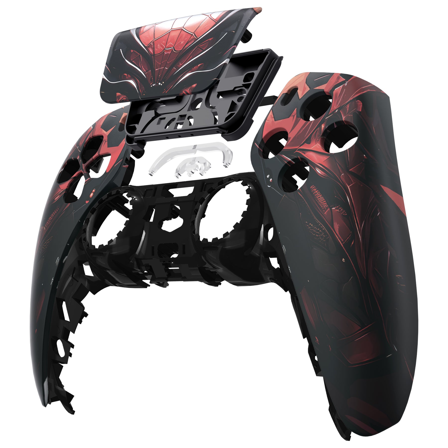 eXtremeRate Spider Armor Replacement Front Housing Shell Compatible with  PS5 Controller BDM-010/020/030/040