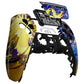eXtremeRate Retail Splattering Fighting Front Housing Shell Compatible with ps5 Controller BDM-010 BDM-020 BDM-030 - ZPFT1098G3
