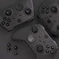 eXtremeRate Retail Three-Tone Black & Clear & Classic Gray ABXY Action Buttons with Classic Symbols for Xbox Series X & S Controller & Xbox One S/X & Xbox One Elite V1/V2 Controller - JDX3M019
