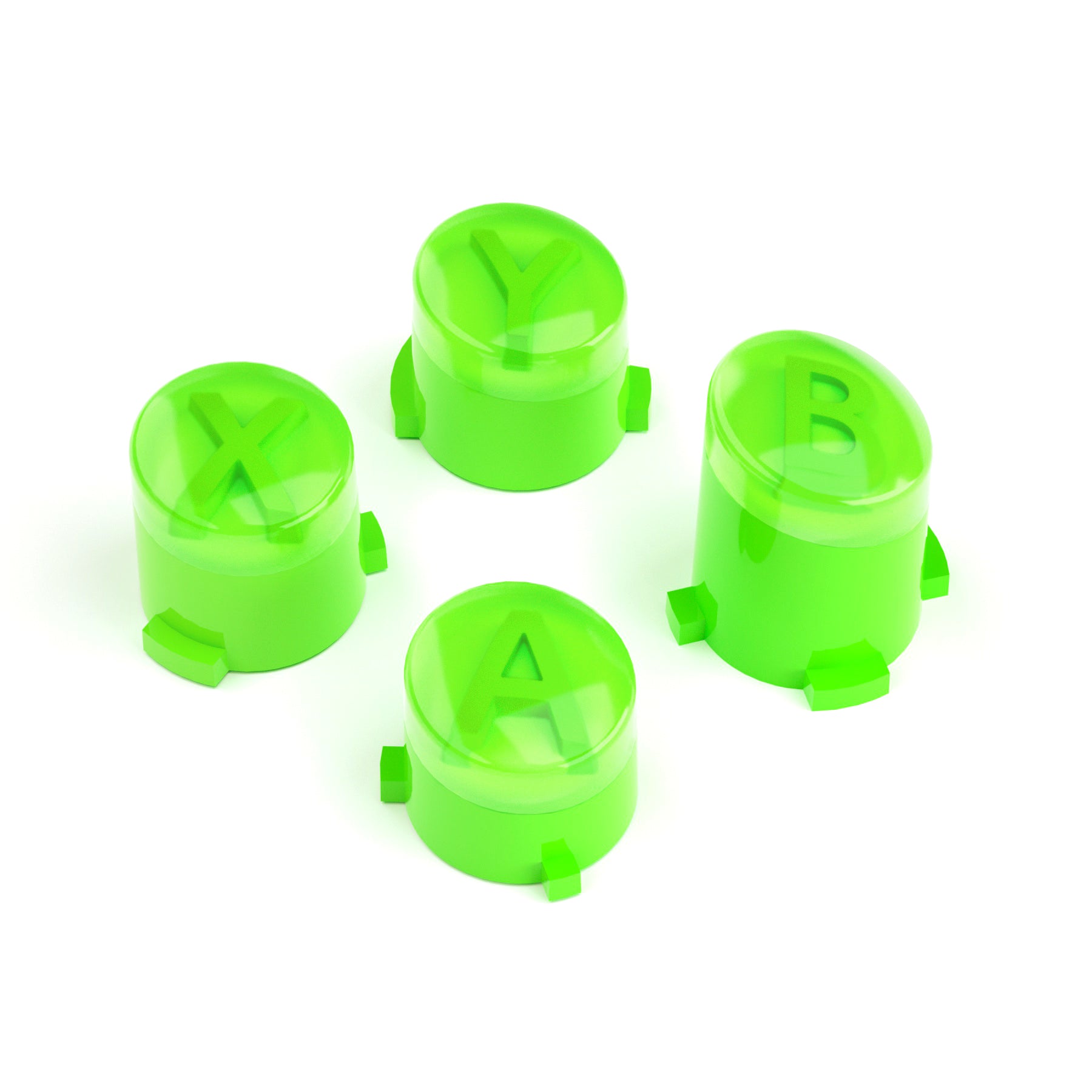 eXtremeRate Replacement Custom ABXY Action Buttons for Xbox Series X & S  Controller, Two-Tone Green & Clear Classic Symbols ABXY Keys for Xbox One  S/X Elite V1/V2 Controller – eXtremeRate Retail