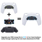 eXtremeRate Retail Turn RISE to RISE4 Kit – Redesigned Classic Gray K1 K2 K3 K4 Back Buttons Housing & Remap PCB Board for PS5 Controller eXtremeRate RISE & RISE4 Remap kit - Controller & Other RISE Accessories NOT Included - VPFM5009P