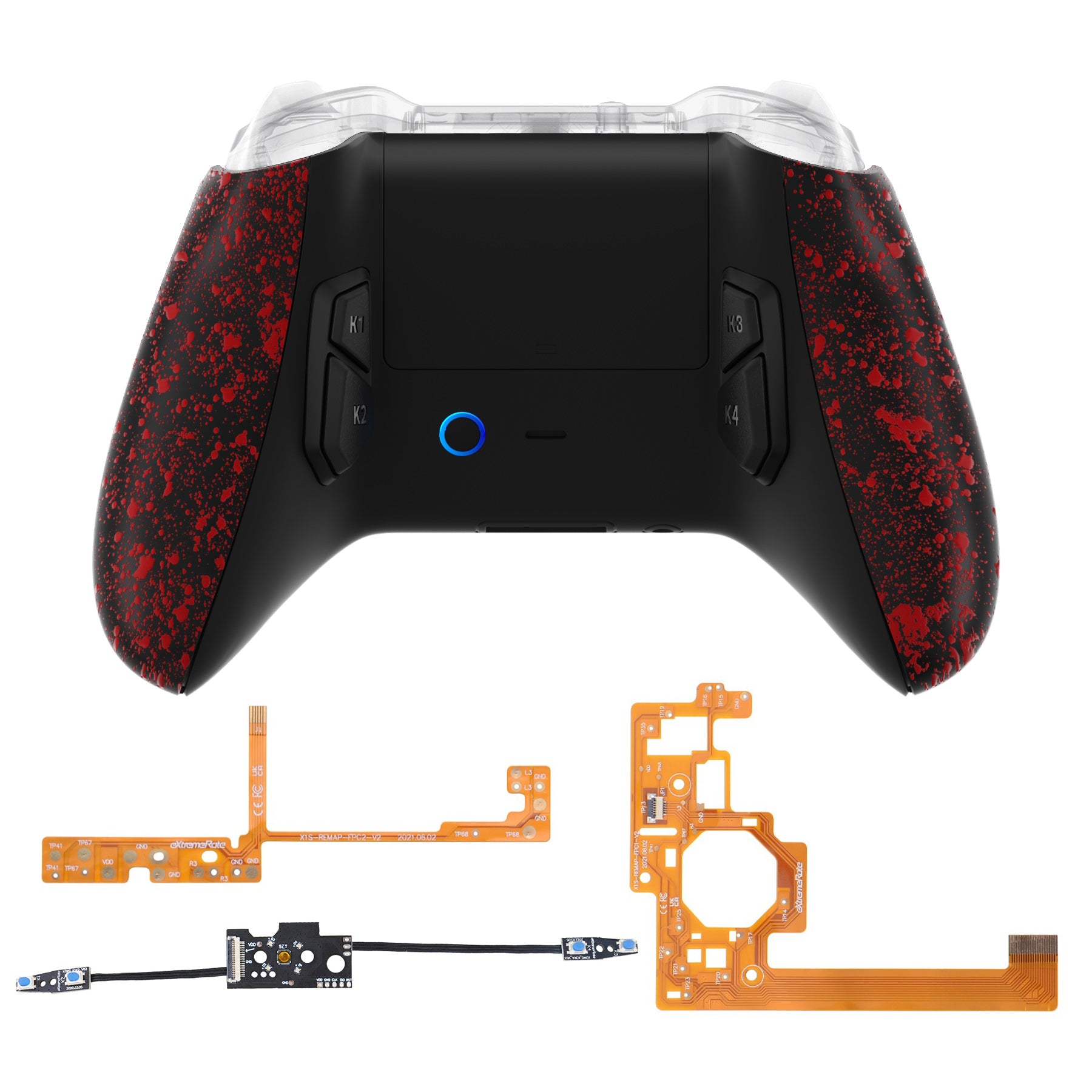 eXtremeRate Retail VICTOR S Remap Kit for Xbox One S/X Controller - Textured Red