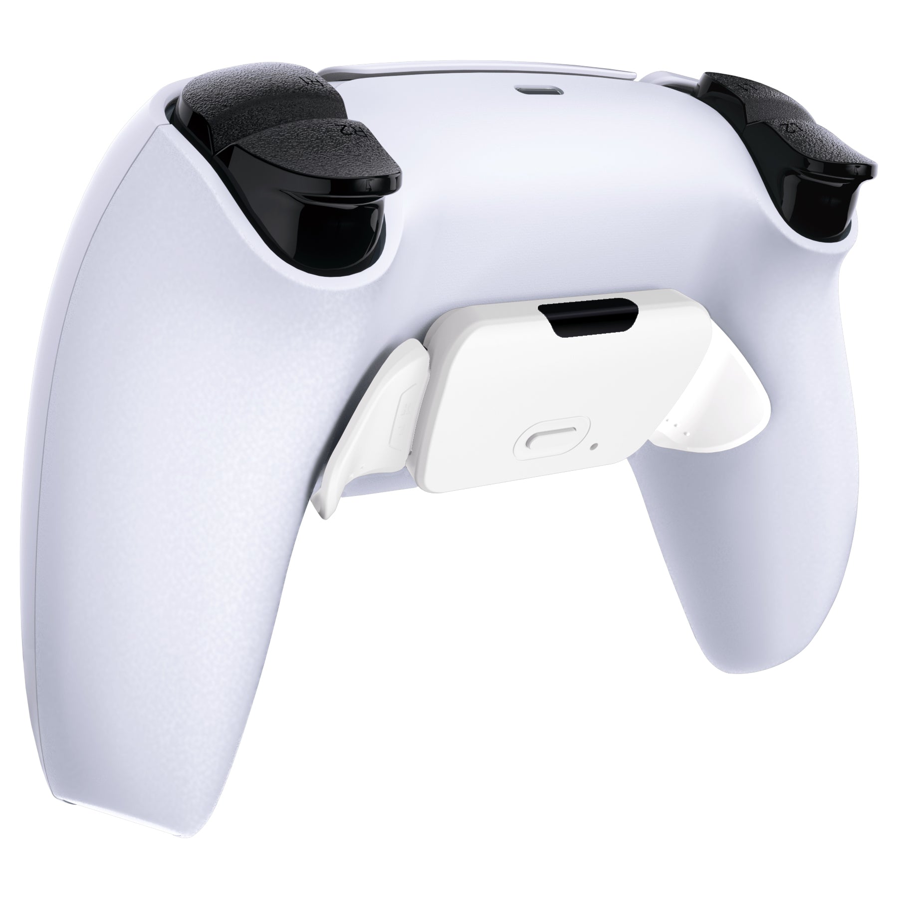eXtremeRate Retail White Replacement Redesigned K1 K2 Back Button Housing Shell for ps5 Controller eXtremerate RISE Remap Kit - Controller & RISE Remap Board NOT Included - WPFP3008