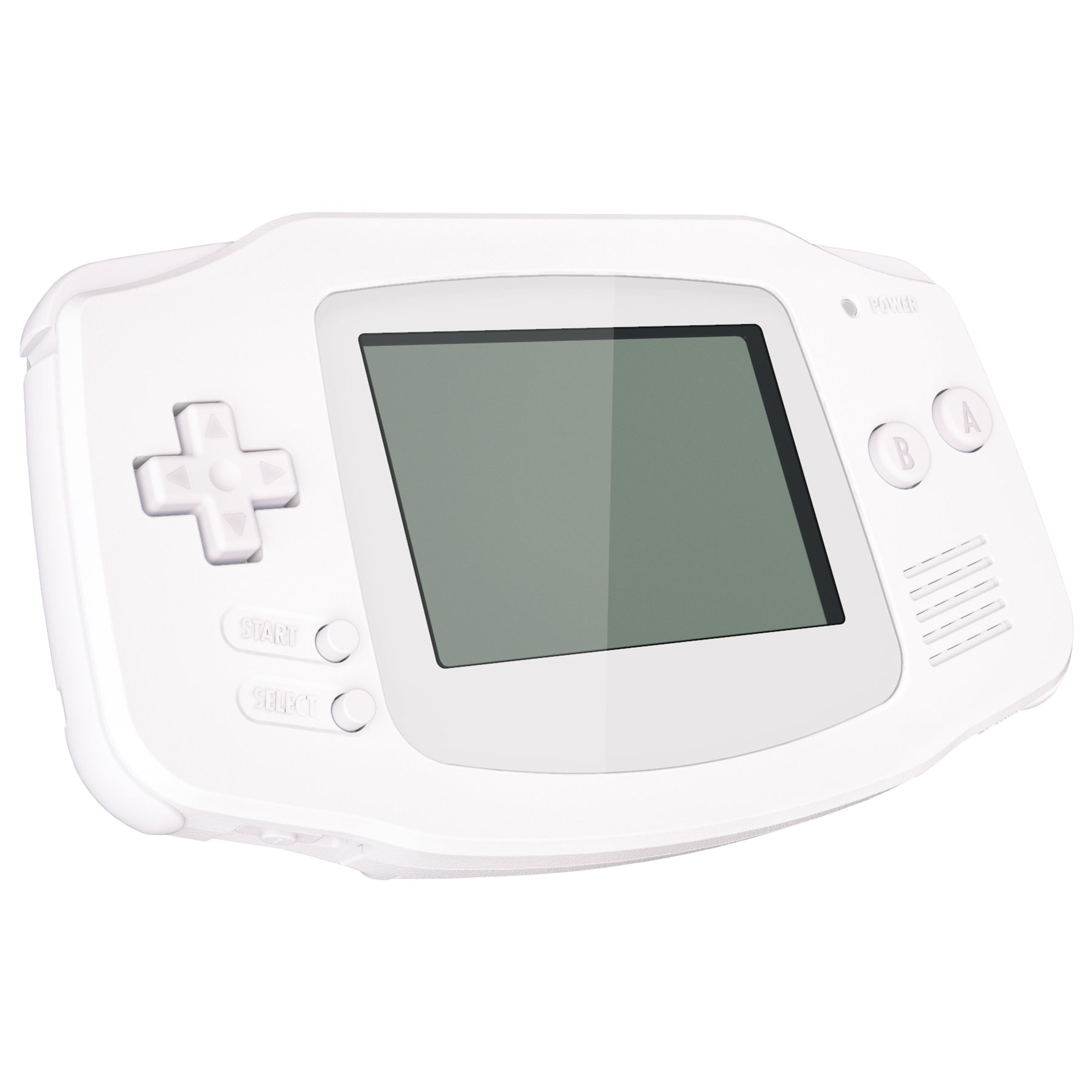 eXtremeRate IPS Ready Upgraded GBA Replacement Full Set Shells with Buttons  for Gameboy Advance, Compatible with Both IPS & Standard LCD - White