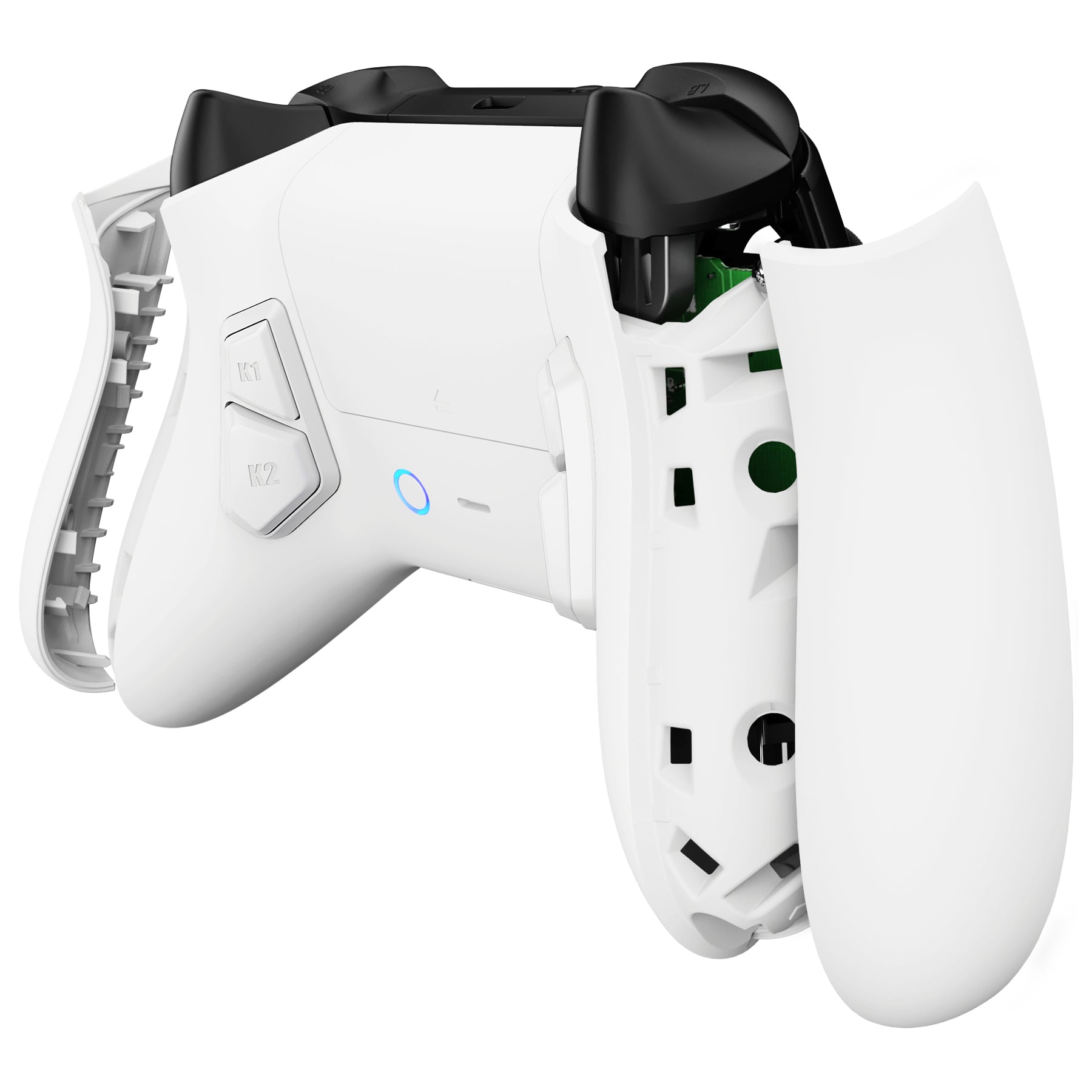 eXtremeRate VICTOR X Remap Kit for Xbox Series X/S Controller, 6 Profiles &  White Redesigned Back Shell & Side Rails & 4 Back Buttons for Xbox Core 