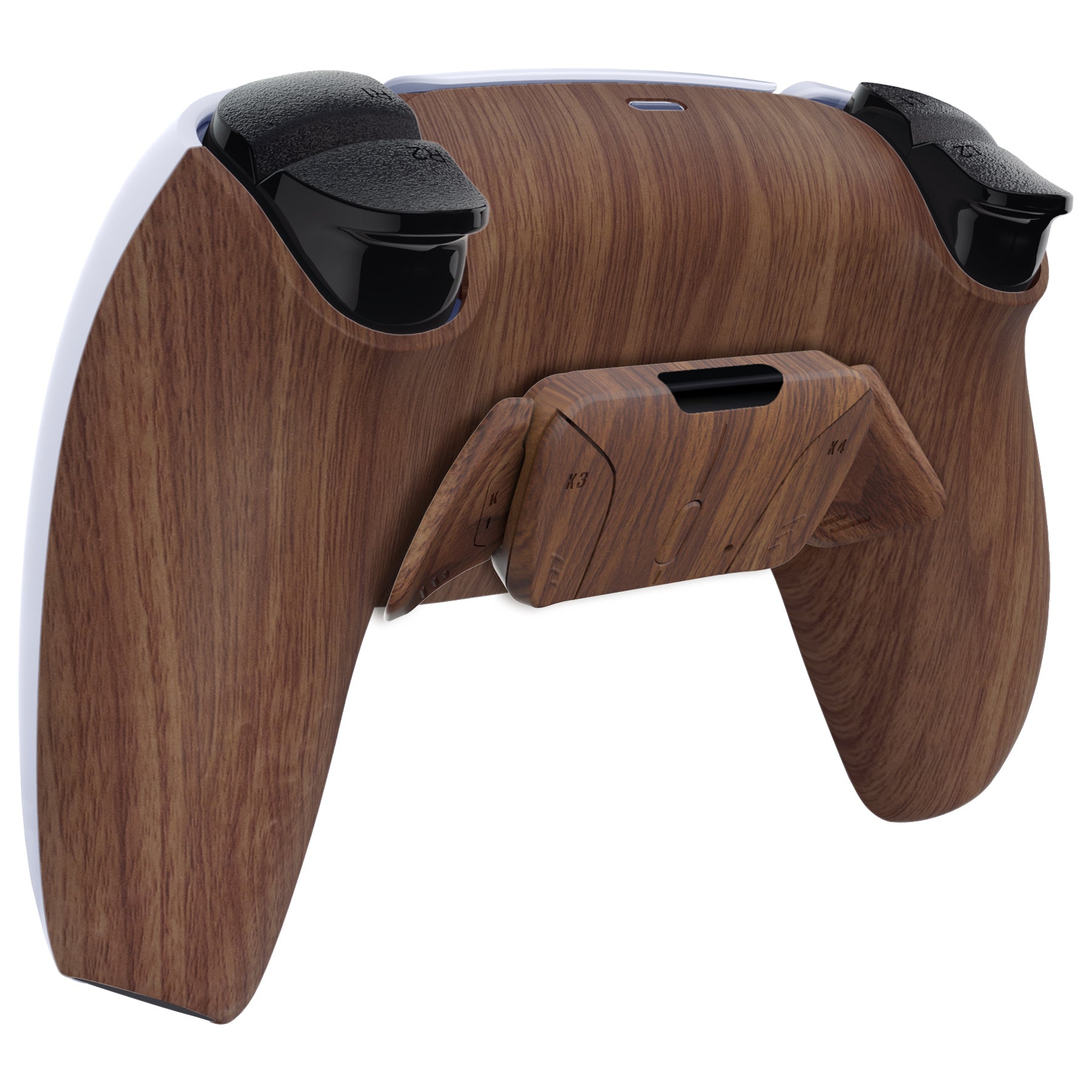 eXtremeRate Wood Grain Remappable RISE4 Remap Kit for PS5 Controller  BDM-030/040/050, Upgrade Board & Redesigned Back Shell & 4 Back Buttons for PS5  Controller - Controller NOT Included – eXtremeRate Retail