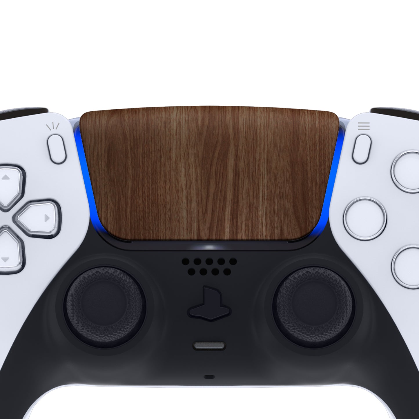 eXtremeRate Retail Wooden Grain Replacement Touchpad Cover Compatible with ps5 Controller BDM-010 BDM-020 & BDM-030, Custom Part Touch Pad Compatible with ps5 Controller - Controller NOT Included - JPF4060G3