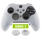 Semi-Transparent Clear Soft Anti-Slip Silicone Cover Skins, Controller Protective Case for New Xbox One Elite Series 2 with Thumb Grips Analog Caps -XBOWP0046GC eXtremeRate