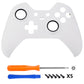 eXtremeRate Replacement Front Housing Shell for Xbox One Elite Controller (Model 1698) - White eXtremeRate