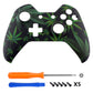 eXtremeRate Replacement Front Housing Shell for Xbox One Controller - Green Weeds eXtremeRate