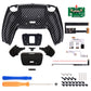 eXtremeRate Remappable Rise Remap Kit for PS5 Controller BDM-010 & BDM-020 - Graphite Carbon Fiber eXtremeRate