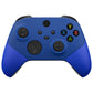 eXtremeRate ASR Version Performance Rubberized Grip Front Housing Shell  with Accent Rings for Xbox Series X & S Controller - Rubberized Blue eXtremeRate