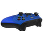 eXtremeRate ASR Version Performance Rubberized Grip Front Housing Shell  with Accent Rings for Xbox Series X & S Controller - Rubberized Blue eXtremeRate