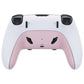 eXtremeRate Replacement Top Bottom Decorative Trim Shell Compatible with PS5 Edge Controller - Cherry Blossoms Pink