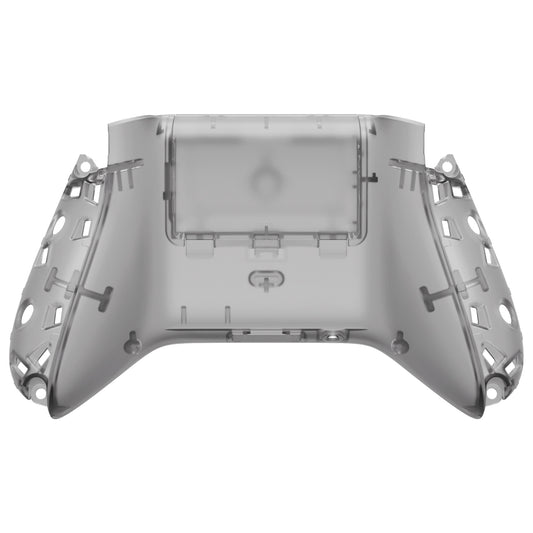 eXtremeRate Replacement Bottom Shell with Battery Cover for Xbox Series X & S Controller - Clear Black