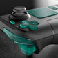 eXtremeRate Retail Clear Emerald Green Replacement Full Set Buttons for Steam Deck Console - JESDM004