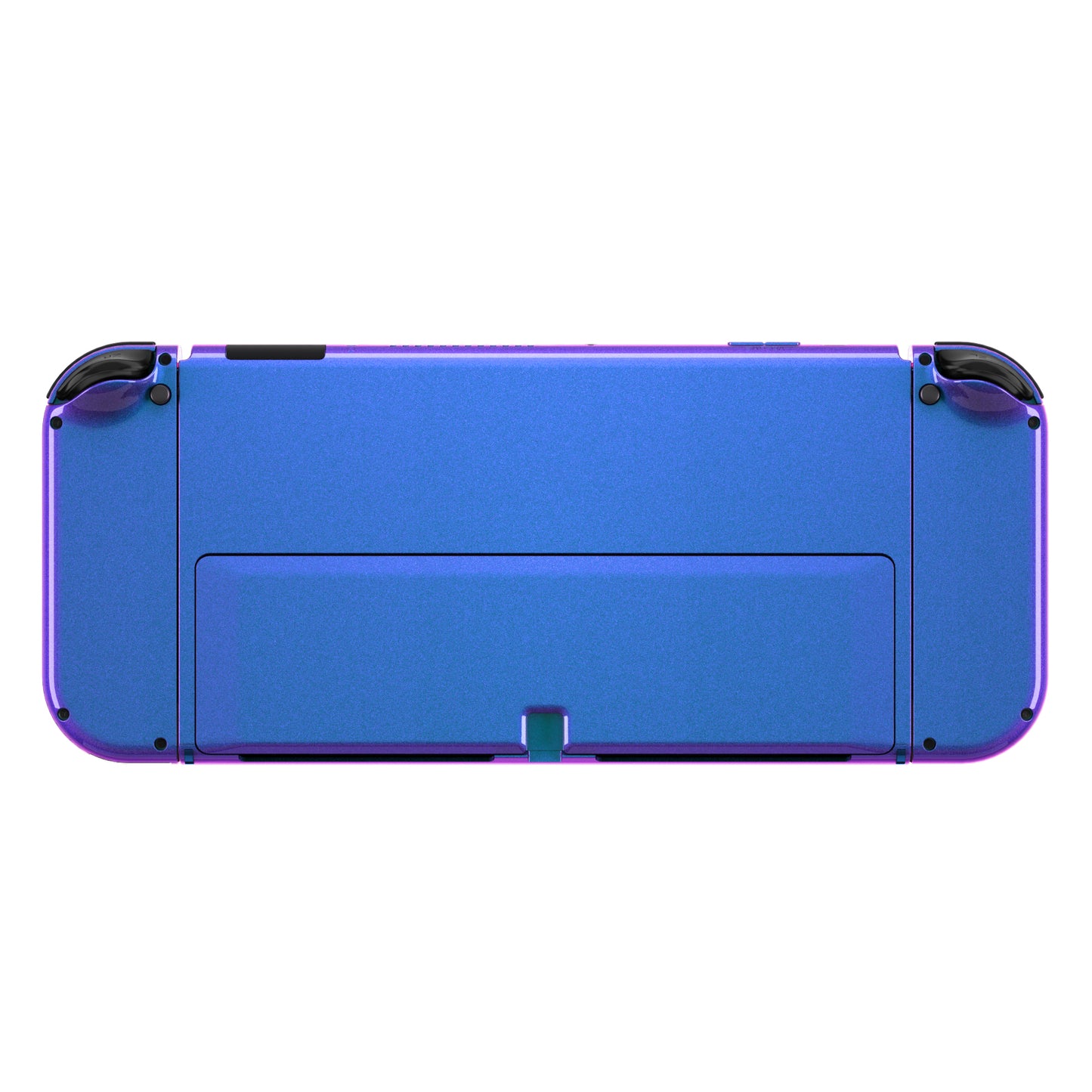 eXtremeRate Custom Replacement Full Set Shell with Buttons for Nintendo Switch OLED - Chameleon Purple Blue