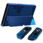 eXtremeRate Custom Replacement Full Set Shell with Buttons for Nintendo Switch OLED - Crystal Clear Blue