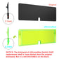 eXtremeRate Custom Replacement Full Set Shell with Buttons for Nintendo Switch OLED - Crystal Clear Lime Green