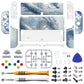 eXtremeRate Custom Replacement Full Set Shell with Buttons for Nintendo Switch OLED - Crystal Dragon