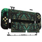 eXtremeRate Custom Replacement Full Set Shell with Buttons for Nintendo Switch OLED - Glow in Dark - Totem of Kingdom Black eXtremeRate