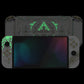 eXtremeRate Custom Replacement Full Set Shell with Buttons for Nintendo Switch OLED - Glow in Dark - Totem of Kingdom White