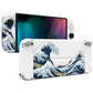 eXtremeRate Custom Replacement Full Set Shell with Buttons for Nintendo Switch OLED - The Great Wave Off Kanagawa eXtremeRate