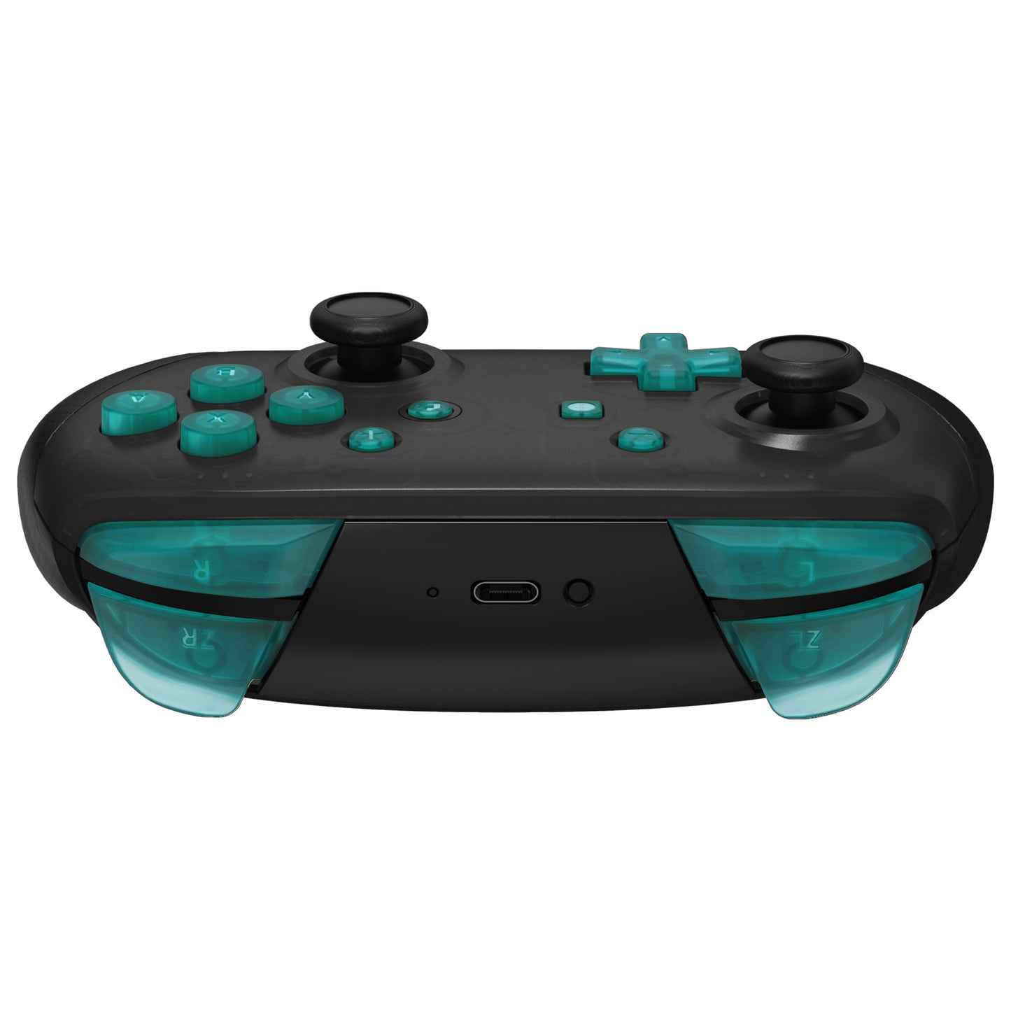 eXtremeRate DIY Replacement Full Set Buttons for Nintendo Switch Pro Controller - Emerald Green