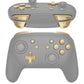 eXtremeRate DIY Replacement Full Set Buttons for Nintendo Switch Pro Controller - Metallic Champagne Gold eXtremeRate