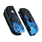 eXtremeRate Dpad Version Replacement Full Set Shell Case with Buttons for Joycon of NS Switch - Blue Flame